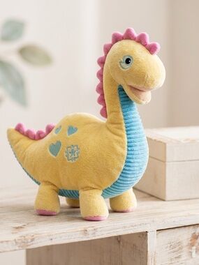 Scentsy Buddy Dinosaur Plush Yellow Blue Pink Retired 16”